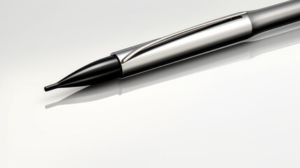 fountain pen on white background