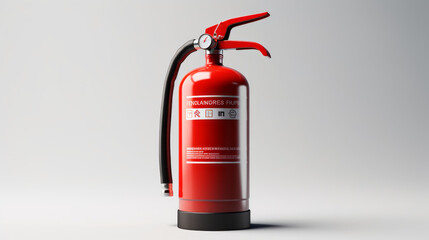 Fire extinguisher isolated on white background