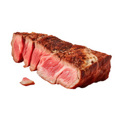 Bone in steak from the top loin of a cow also known as New York strip