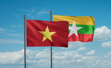 Myanmar Faso flag