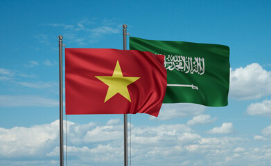Vietnam flags