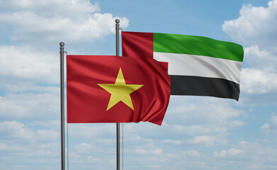 UAE and Vietnam flag