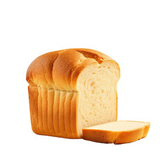 Bread loaf on transparent background
