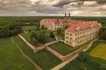 view of the monastery in Lubiąż