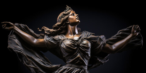 Statue Powerful Goddess Woman