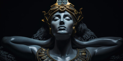 Statue Powerful Goddess Woman