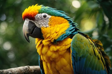 Obraz premium blue and yellow macaw