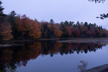 lake in autumn