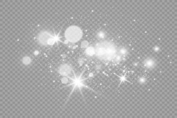 Brilliant dust vector shine. Glittering shiny ornaments for background. Vector illustration.	
