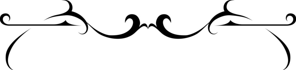 black and white set of delimiters for text, dividers