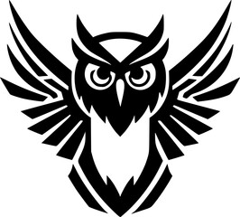 Fototapeta premium Owl - Minimalist and Flat Logo - Vector illustration