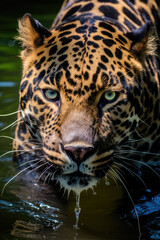 Obraz premium Leopard Porträt