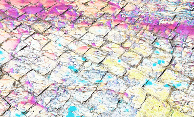 Fototapeta premium Illustration with colorful abstract background.