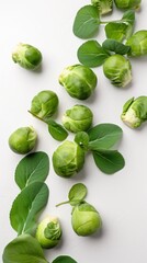 Mini Cabbages with a Twist: Unveiling the Wonder of Brussels Sprouts, generative ai