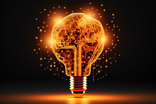 Technology, bulb, light, lamp, energy, lightbulb, idea, electricity, power, bright, electric, glass