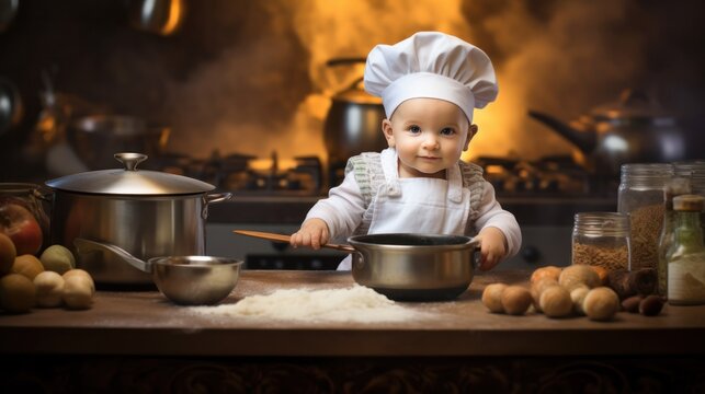 Baby Chef Images – Browse 29,785 Stock Photos, Vectors, and Video