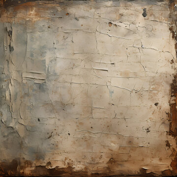 Paper texture with weathered edges and subtle cracks