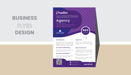 Business Flyer Corporate Flyer Template Geometric 
shape Flyer Circle Abstract Colorful concepts