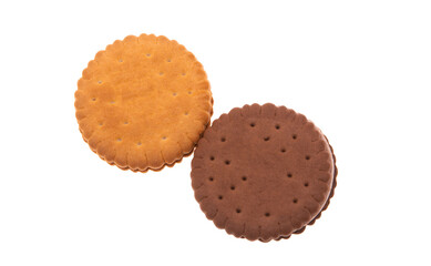 sandwich cookies isolated