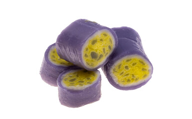 caramel candy isolated