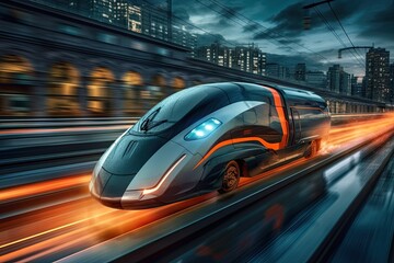 Obraz premium Futuristic transportation
