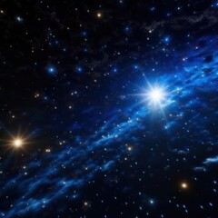 Naklejka premium Starry sky