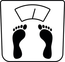 Weighing scale icon. Business signs and symbols.