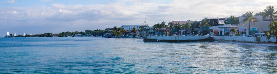 Fototapeta na wymiar Cozumel, Quintana Roo, Mexico, Cozumel Panorama