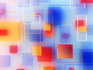 Artistic bright digital background, meshing technologies, network, and illustration.