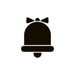 Silhouette Bell Notification Icon