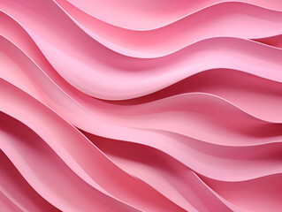 Barbiecore pink abstract wave background, 3d textured, ai generated