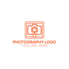 Camera photography logo icon vector template 