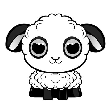 a cute sheep