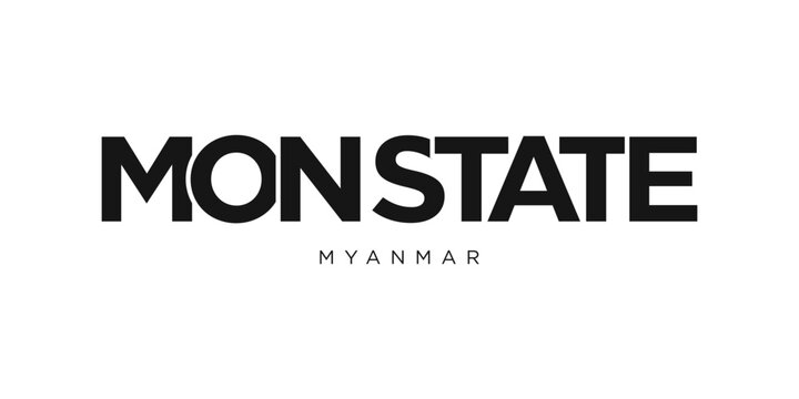 Mon State Sticker