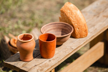 medieval cooking and utensils - Festival of Medieval Life with Authentic Clothing - Historical Reenactment Club for people who are passionate about history