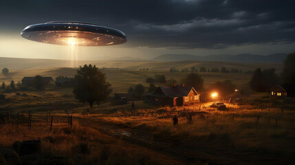 UFO over the Farm
