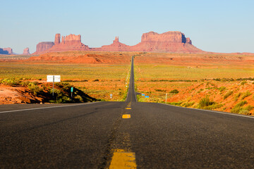 Fototapeta na wymiar Photograph of Monument Valley From Forrest Gump Hill.