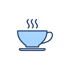 coffee cup icon vector. cup a coffee sign and symbol