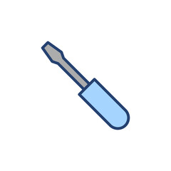 Screwdriver icon vector.tools sign and symbol