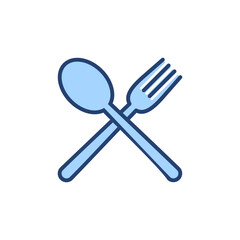 spoon and fork icon vector. spoon, fork and knife icon vector. restaurant sign and symbol
