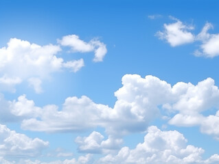 Background of colorful Summer sky panorama concept: Dramatic sunset with twilight color beautiful sky and clouds on sunset