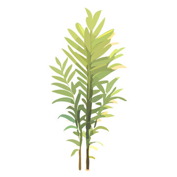 stylized plant texture for anime and cartoon