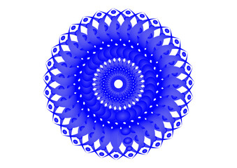 abstract blue circle