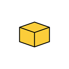 Box icon vector for web and mobile app. box sign and symbol, parcel, package
