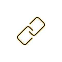 Link icon vector for web and mobile app. Hyperlink chain sign and symbol