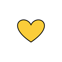 Love icon vector for web and mobile app. Heart sign and symbol. Like icon vector.