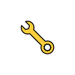 Wrench icon vector for web and mobile app. repair icon. tools sign and symbol