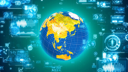 地球とデータ　グローバルネットワーク
