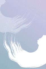 喪中　筆　はがき　和柄　背景