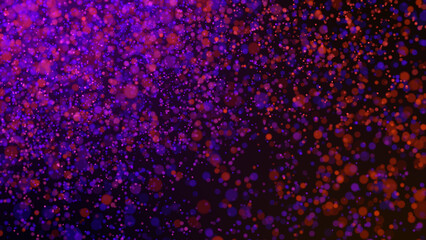 Fireworks trail glow particles explosion background.